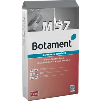 beton Botament M 57, 25 kg - stěrka na pohledové betony Balení: paleta 42 pytlů = 1050 kg
