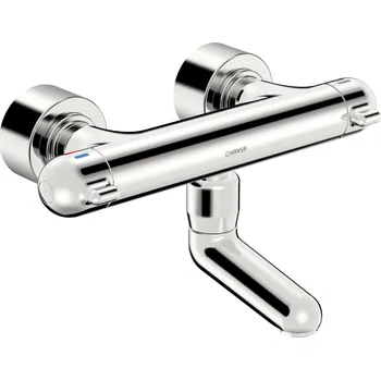 Vodovodní baterie Hansamedipro Safety+ - termostatická nástěnná umyvadlová baterie, vyložení: 179 mm 08302281