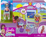 MATTEL Barbie Chelsea školička herní set