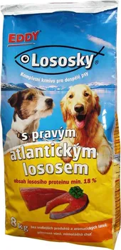 Krmivo pro psa Eddy Lososky Adult 8 kg