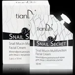tianDe Snail Secret vícefunkční krém na obličej s mucinem hlemýžďů 5 x 10 ml