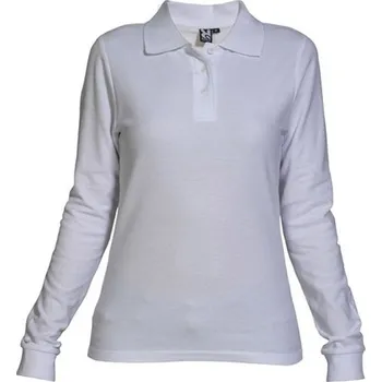 ROLY Polokošile ESTRELLA dámská dlouhý rukáv E6636-01-XXL 2XL Bílá