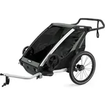 THULE Chariot Lite double Aluminium/Agave - s kódem CYKLO5 nyní sleva 5 %