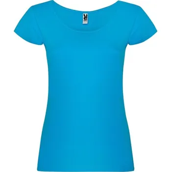 ROLY Tričko GUADALUPE, dámské, krátký rukáv E6647-12-M M Tyrkysová