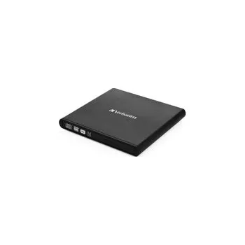 Mechanika Verbatim 98938 VERBATIM CD/DVD vypalovačka/ externí/ USB 2.0/ SW Nero Burning Essentials/ podpora M-DISC/ Slimline/ černá