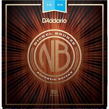Příslušenství pro strunný nástroj D'ADDARIO NB1253 Nickel Bronze Acoustic Light