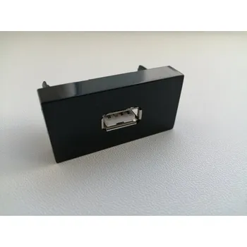 Elektrická zásuvka Výklopná elektrická vestavná zásuvka - MODULOVÝ SYSTÉM - modul USB DATA černý (USB modul pro vestavnou zásuvku KZAS 00050)