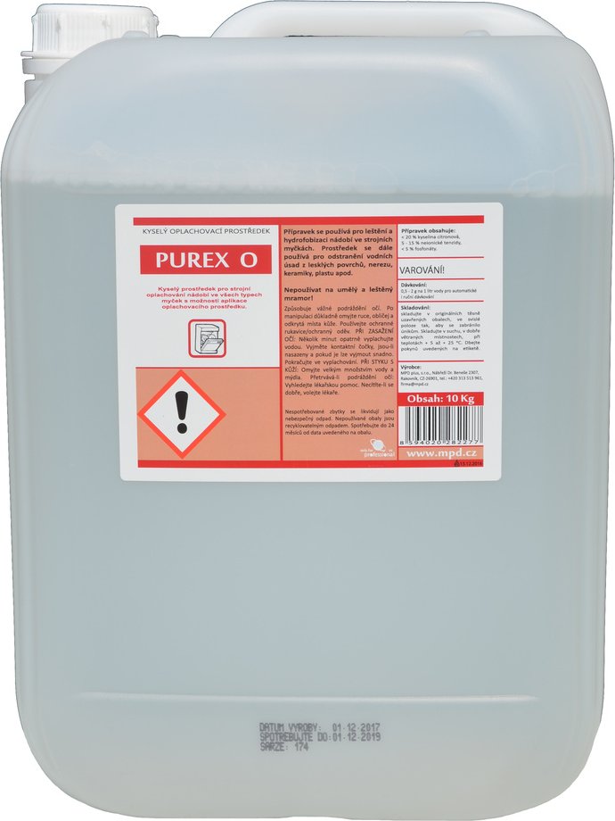 Oplachový prostředek PUREX O, 10kg