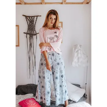 Dámské noční prádlo Pyžamo Key LNS 596 Velikost: S, Vzor: 596