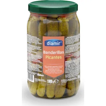 konzervovaná zelenina Diamir Banderillas Picantes 1900 g