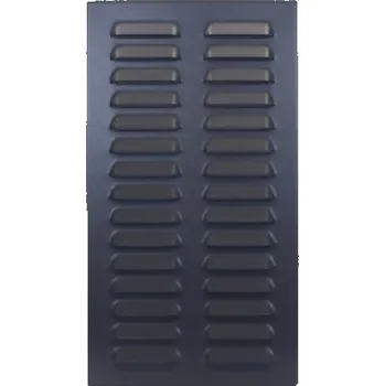 Větrací mřížka Větrací mřížka ANTRACIT ZN 190x340 mm