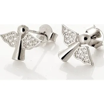 Náušnice Stříbrné náušnice andílci AGUP2411