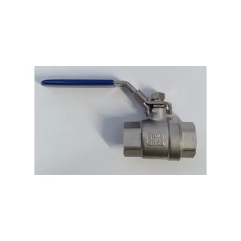 Instalatérský materiál Kohout kulový nerez EKO AISI 316, Rozměr 2"