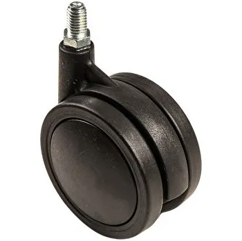 Pojezdové kolečko Nábytkové designové pryžové kolečko otočné, závit M8x15, průměr 40 mm, nosnost 20 kg - F330.041