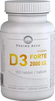 Pharma Activ Vitamin D3 MAX 4000 I.U 100 tbl.