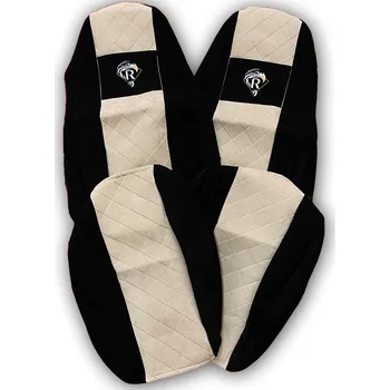 Potah sedadla Potahy sedadel RENAULT č.43 – manšestr - béžovo/černé