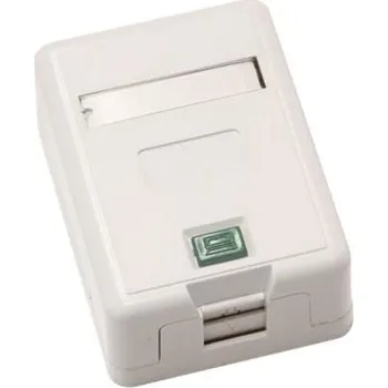 Elektrická zásuvka Zásuvka neosazená 1x RJ45 na omítku