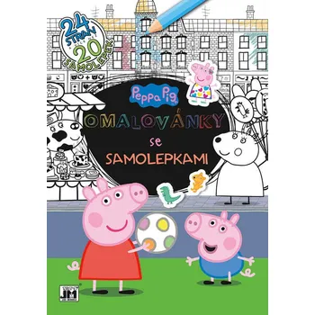 omalovánky Peppa Pig omalovánky se samolepkami JIRI MODELS (2020) 