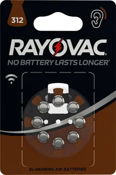Článková baterie Rayovac HAB 312 8 ks