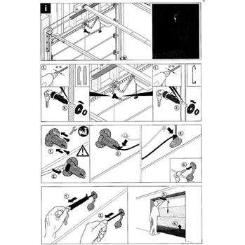 Garážová vrata Sommer 80103 nouzové odblokování garážových pohonu vrat klíčem