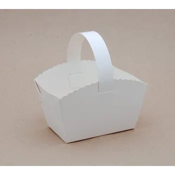 Svatební dekorace Košíček bílý