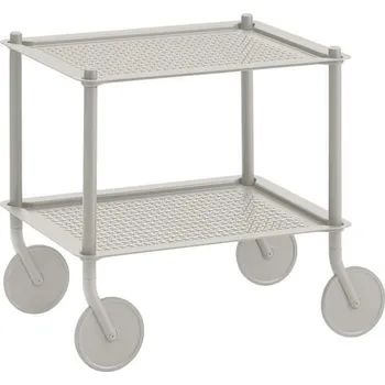 Konferenční stolek Muuto Servírovací stolek Flow 2-Layer, grey
