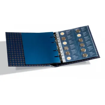 Obal pro sběratelský předmět Leuchtturm1917 Numis album na mince modré