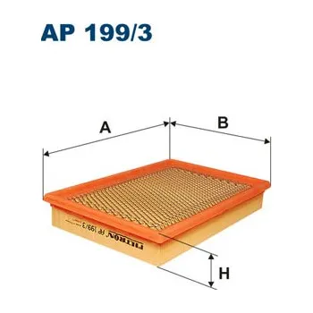 Autodíl Vzduchový filtr Filtron AP199/3