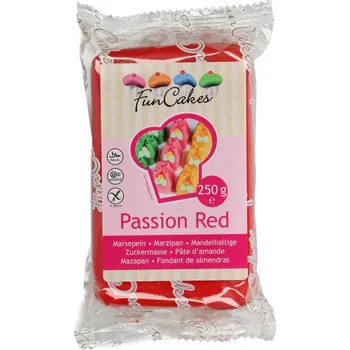 Přisada na vaření a pečení Funcakes Marcipán Passion Red 250 g
