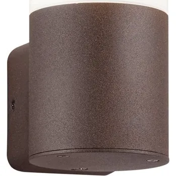 Venkovní osvětlení Trio Leuchten 222260124 HOOSIC - Nástěnné venkovní svítidlo 1 x E27, IP44 (Venkovní svítidlo na zeď v hnědé barvě)