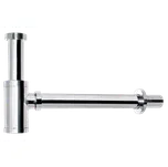 Umyvadlový sifon 5/4", odpad 32mm, válcový ECO, chrom