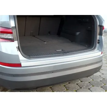 Auto-moto Milotec práh pátých dveří s dlouhou hranou pro Škoda Kodiaq 2016-, stříbrný matný