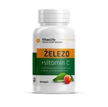 VitasLife Železo + Vitamín C 120 cps.