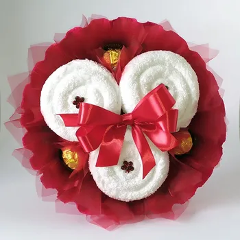 Utěrka Ateliér Confetti Kytice z bílých ručníků - Serena