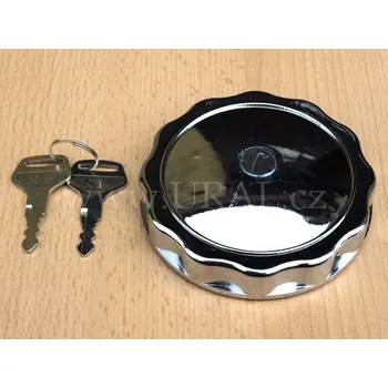 Palivová nádrž Uzávěr nádrže plastový uzamykatelný (bajonet, chromovaný)