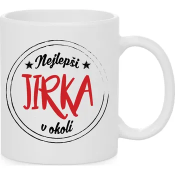 Hrnek - Nejlepší Jirka v okolí Barva: Bílá