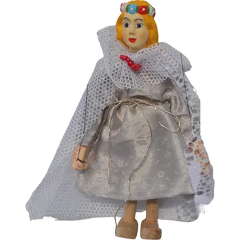 Dřevěná hračka Loutka do divadélka Princezna Lada 15 cm