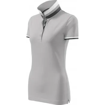 Dámské tričko MALFINI Polokošile COLLAR CUP LADY 215g, různé barvy Velikost XS silver gray
