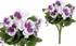 Umělá květina Autronic KT7185 maceška bílá/fialová