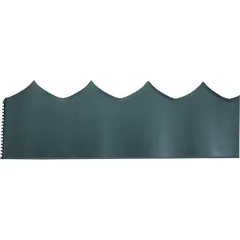 Zahradní obrubník Obruba oboustranná 65x15cm zelená