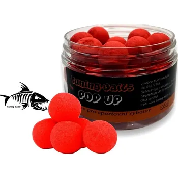 Boilies TUNING-BAITS Tuning Baits plovoucí boilies Pop Up Jahoda 50g průměr: 11 mm
