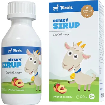 Bioalis Dětský sirup s kolostrem a vitamíny 120 ml