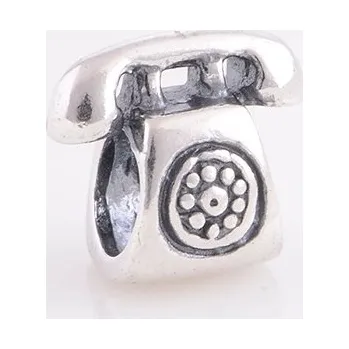 Souprava šperků Korálek AG 925/1000 starý telefon s číselníkem Z 363