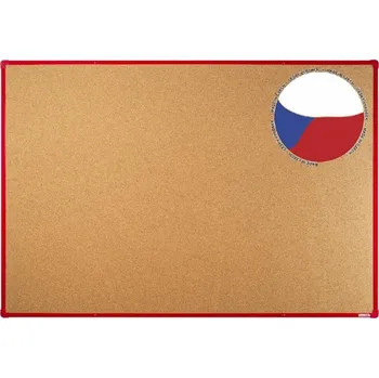 Kancelářský nábytek Korková nástěnka boardOK 180x120 - červená