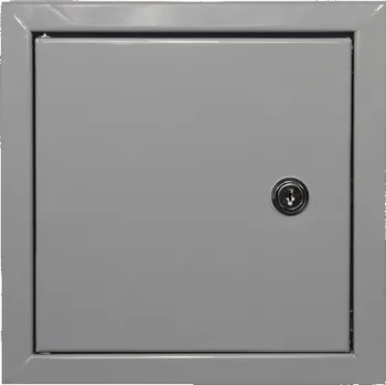 Revizní dvířka Dalap Revizní dvířka se zámkem RVMLG 300x300 šedá