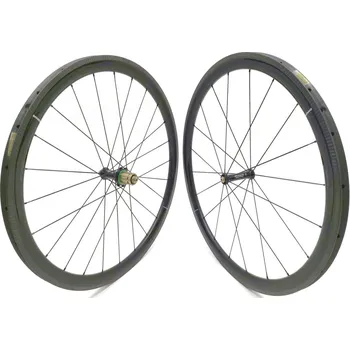 Zapletené kolo PanchoWheels by BikePart 1078g Karbonová zapletená kola PANCHOWHEELS RUSH 38 Tubular, 26mm, Extralite SP Typ ořechu: HG Shimano/SRAM