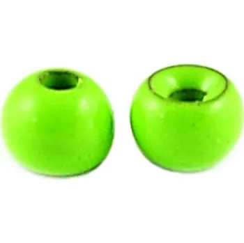 Tungstenové kuličky Knapek Hooks COLOR Regular Fluo zelená 2,0 mm, 10 pcs