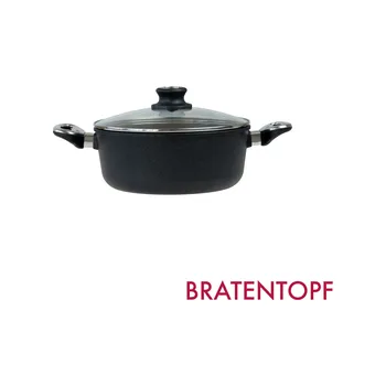 Pečicí pánev Vysoký titanový kastrol průměr 28 cm s pokl. 4 l BAF Gigant