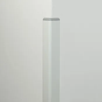 Stavební profil Ochrana rohu DELUX AL 50 - délka 1,5 m - BÍLÁ + koncovka SVĚTLE ŠEDÁ