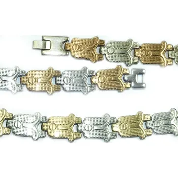 Náramek RiverSperky. Zlacený náramek z chirurgické oceli, model 0808. 23000808